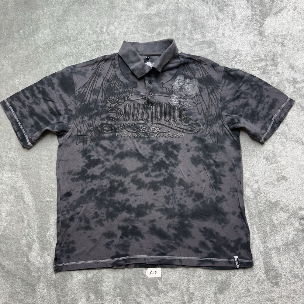 Southpole Premium Edition Gray Short Sleeve Shirt XL RN#82628